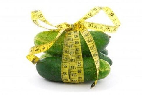 cucumbers are suitable for weight loss after a week